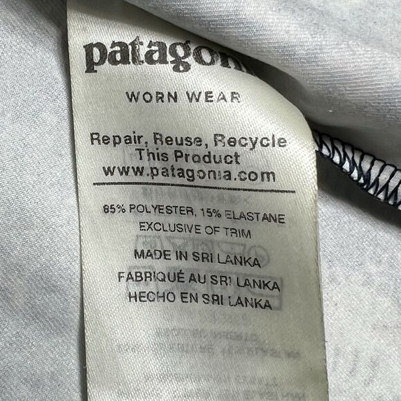 Patagonia Magnolia Spring Dress Large in Furnai Floral Neo Navy Sleeveless Knit - Picture 10 of 12